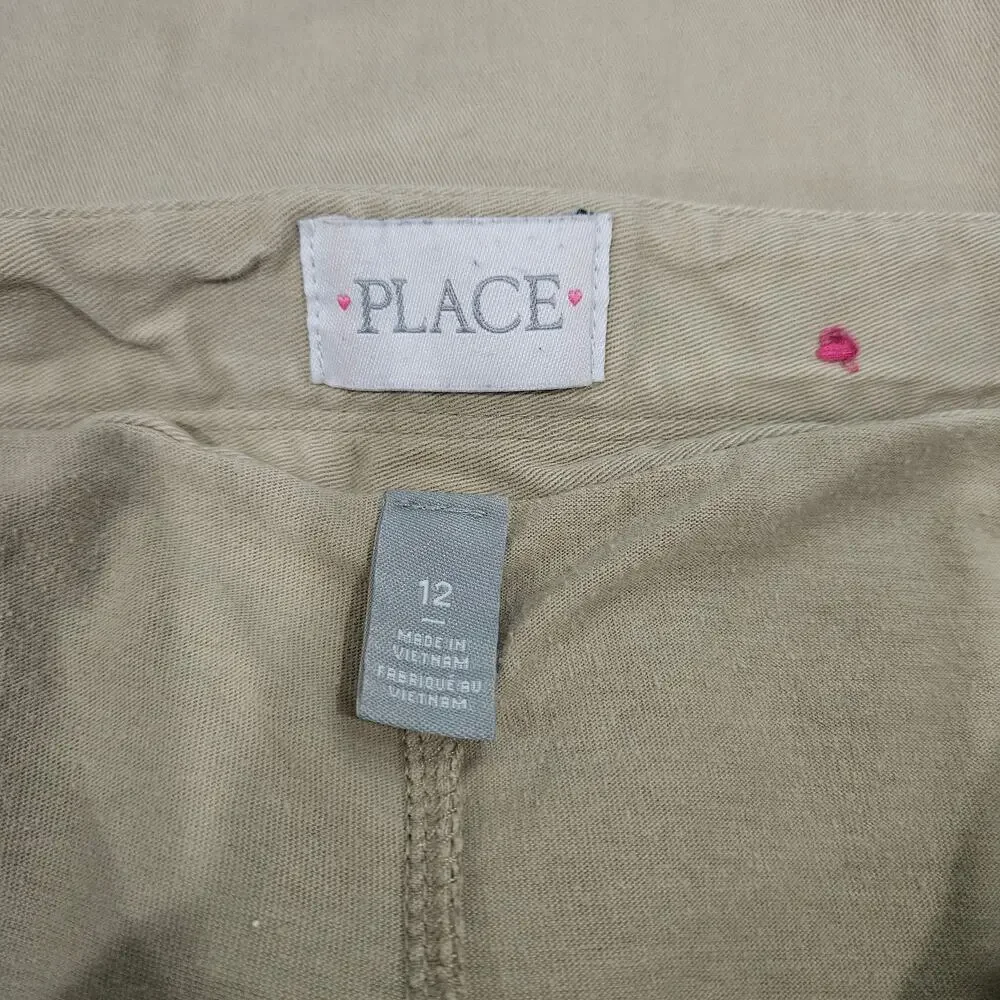 The Children's‎ Place Girl's Size 12 Khaki School Uniform Skort